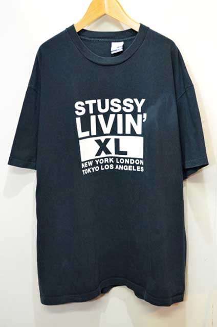 90-00's Stussy プリントTシャツ “MADE IN USA”