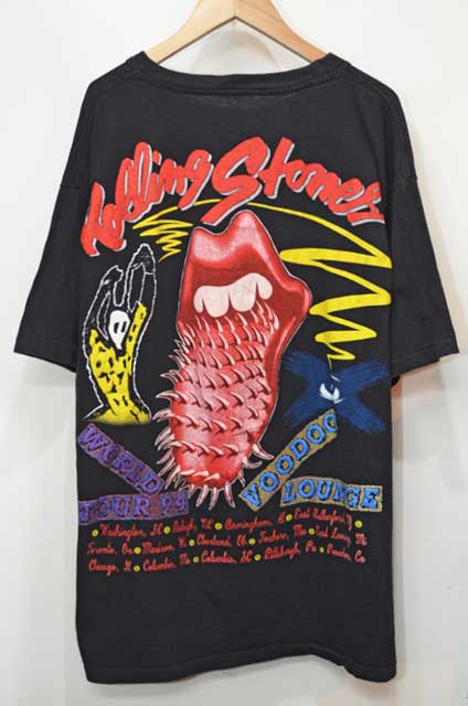 90's THE ROLLING STONES バンドTシャツ “VOODOO LOUNGE” usedvintage box Hi-smile