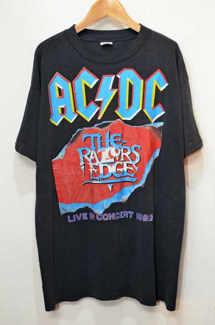 90's AC/DC “THE RAZORS EDGE” Tシャツ