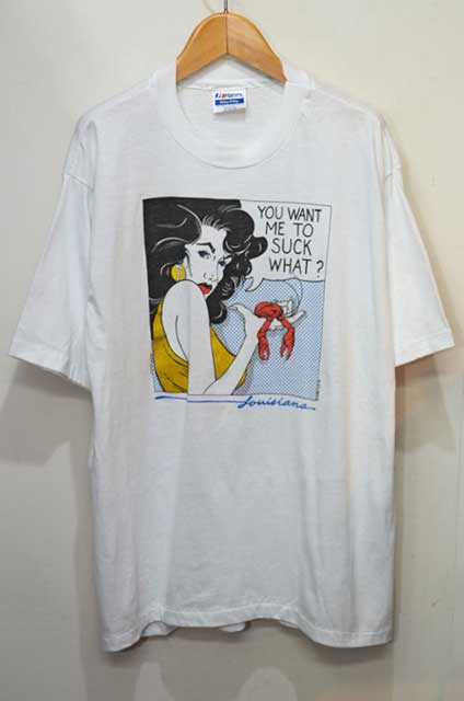 80 S Pop Art プリントtシャツ Made In Usa Used Vintage Box Hi Smile