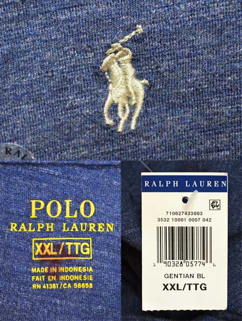 Polo Ralph Lauren L/S ロゴ刺繍 Tシャツ “新品未使用”   used&vintage