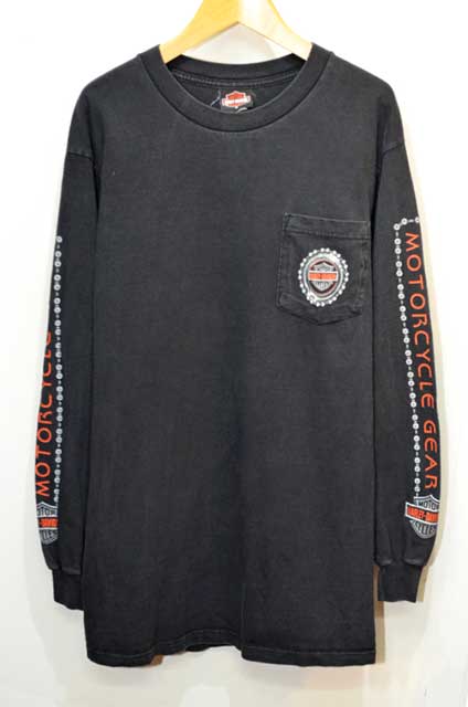 HARLEY DAVIDSON L/S ポケットTシャツ “MADE IN USA” - used&vintage