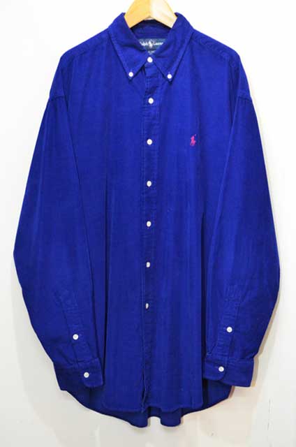 Polo Ralph Lauren コーデュロイ ボタンダウンシャツ - used&vintage ...