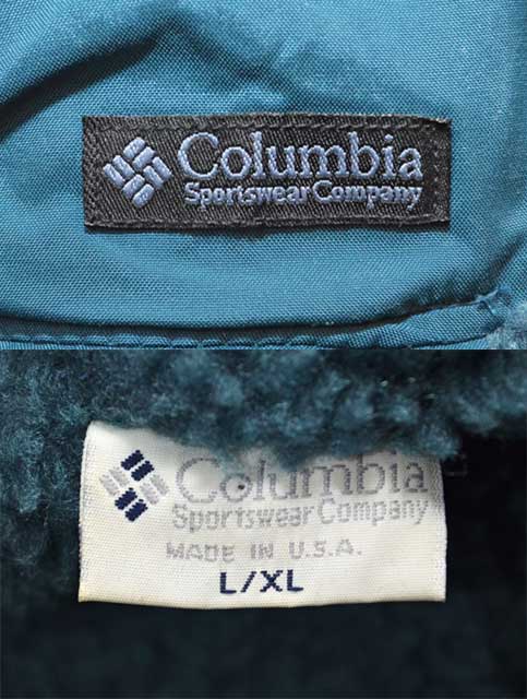 90年代 アメリカ製 Columbia コロンビア ボンバーキャップ価格変更しました 