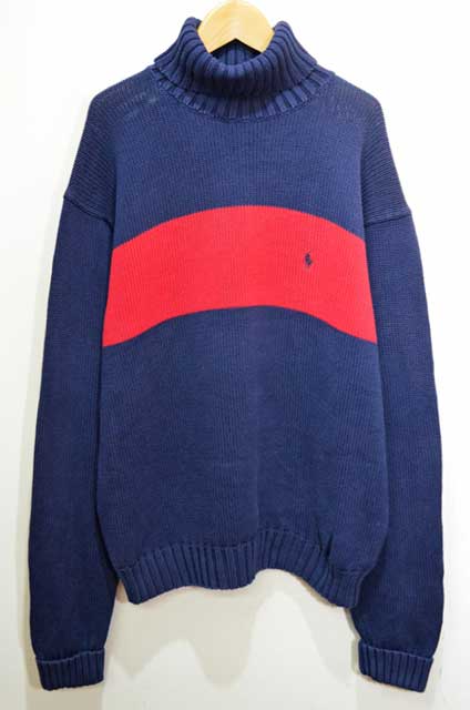 Polo Ralph Lauren タートルネック コットンニット - used&vintage box