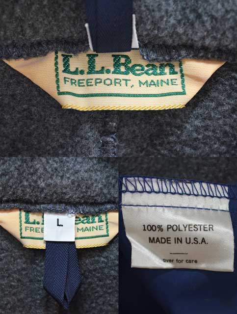 【希少】80s L.L.Bean フリースジャケット  MADE IN USAmadeinUSA