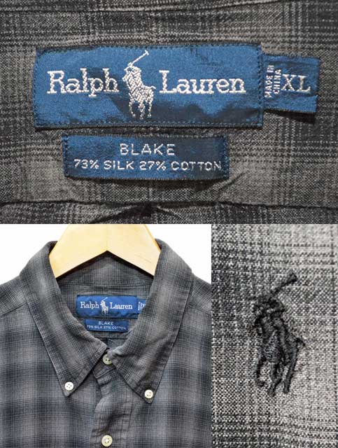 Polo Ralph Lauren オンブレチェック柄 ボタンダウンシャツ “BLAKE”