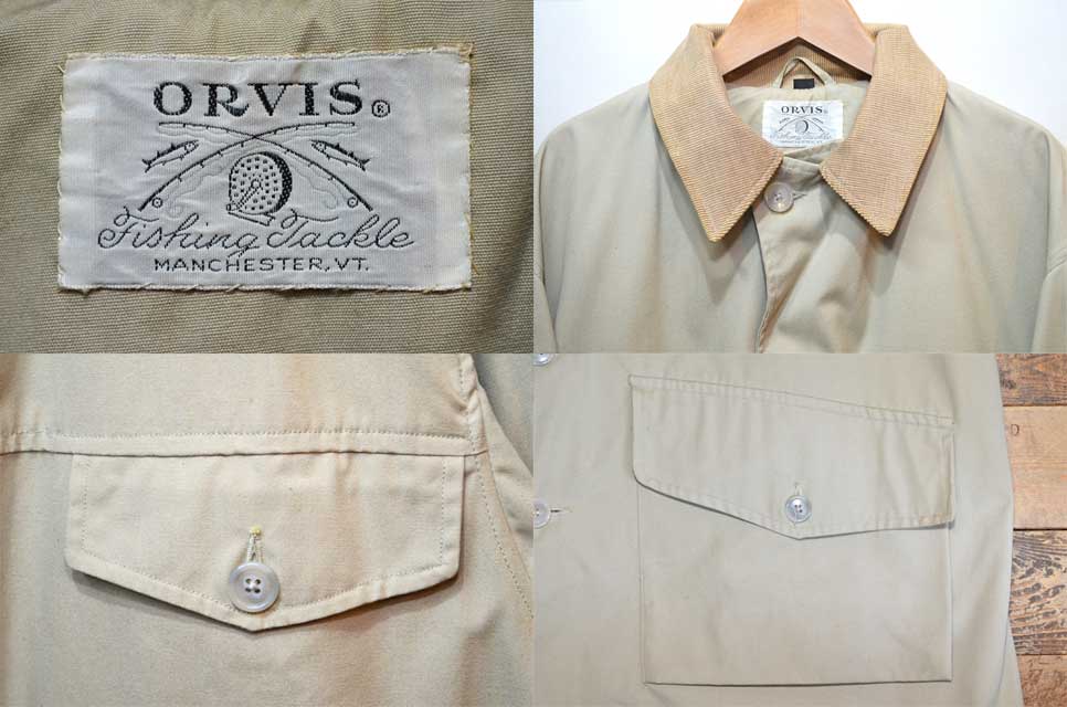 CHOシャツ60's〜 ORVIS フィッシングシャツ ジャケット vintage 棒タロン