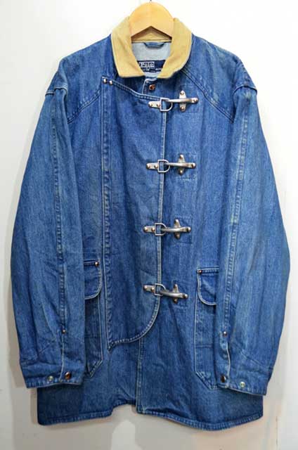 90's Polo Ralph Lauren デニムファイヤーマンジャケット “Sサイズ