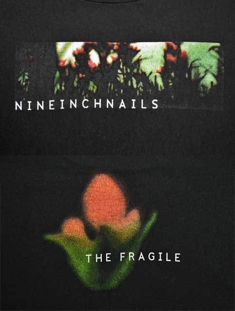 『入手困難』Nine Inch Nails The Fragile Tシャツ
