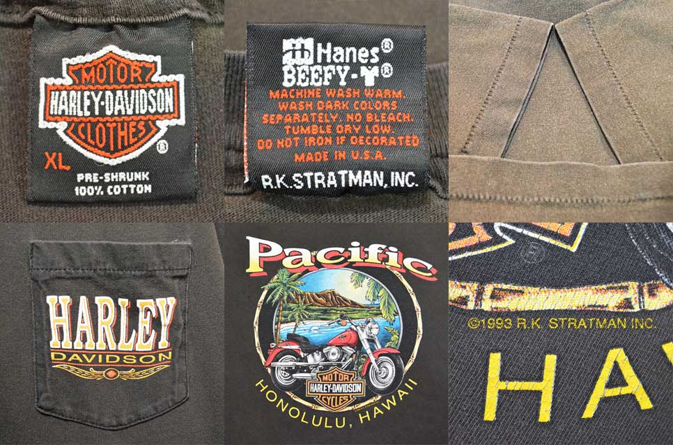 Harley-Davidson/ハーレーダビッドソン ポケットTシャツ