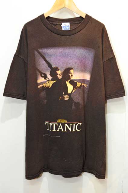 90s TITANIC LEONARDO タイタニック ムービーTシャツ-