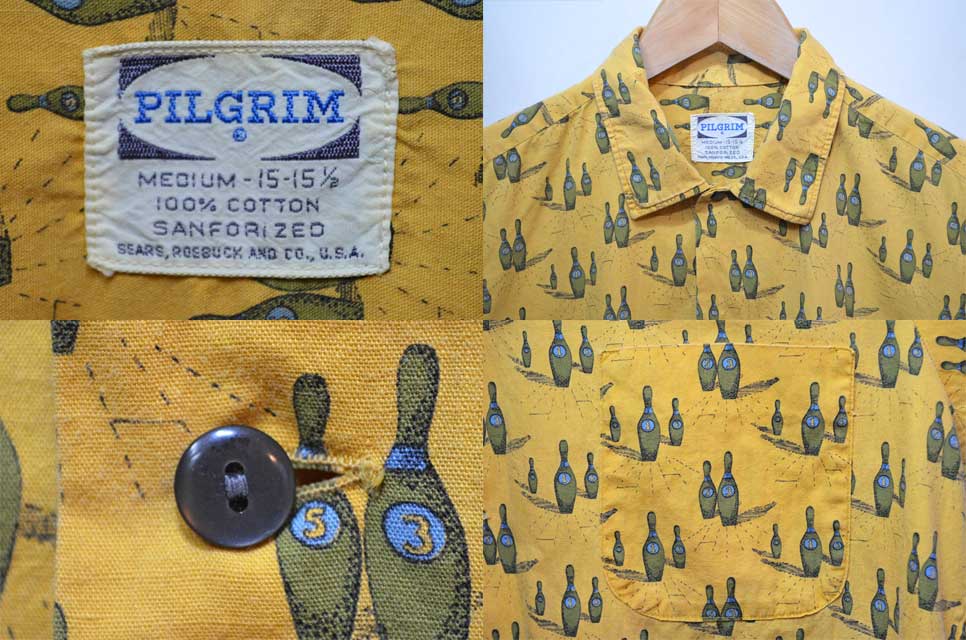 60s' Pirgrim  ボックスシルエットシャツ