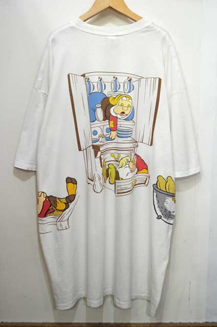 【希少XL☆US輸入00s】ディズニー 白雪姫 七人の小人 Tシャツ ホワイト