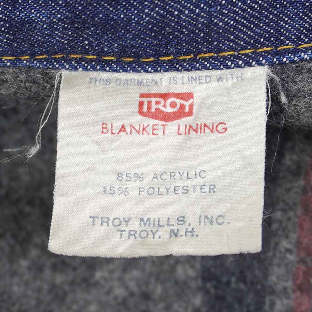 70's Levi's 70505-0317 ブランケットライナー デニムジャケット 