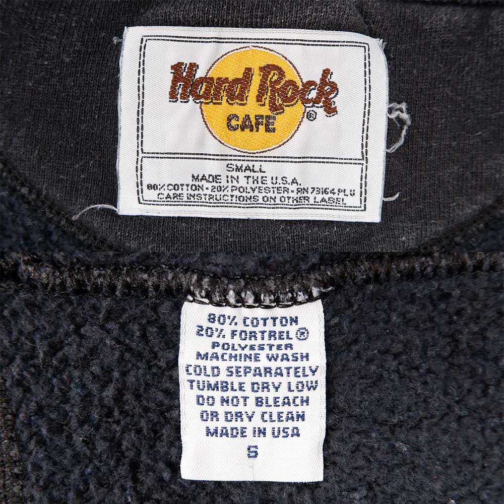 90's Hard Rock CAFE ロゴ刺繍 スウェット 