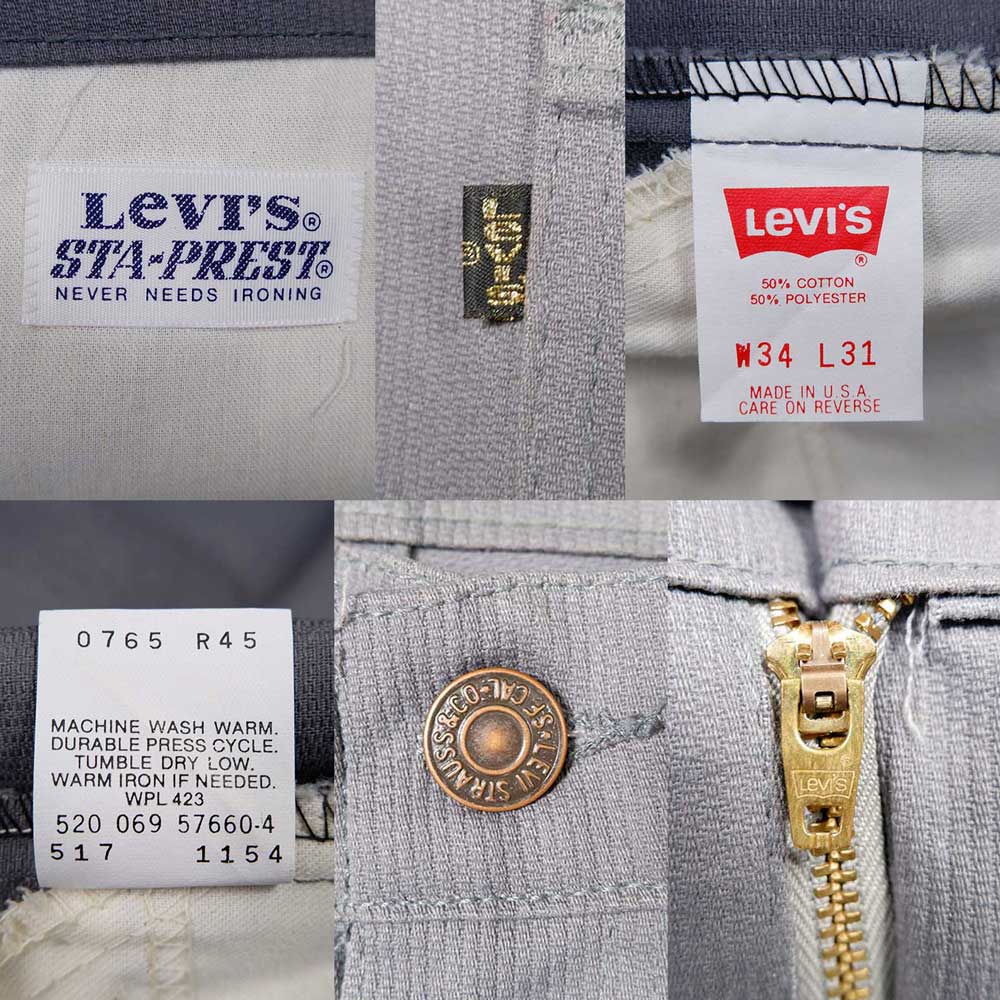 80's Levi's 517-1154 STA-PREST “ピケ素材 / MADE IN USA
