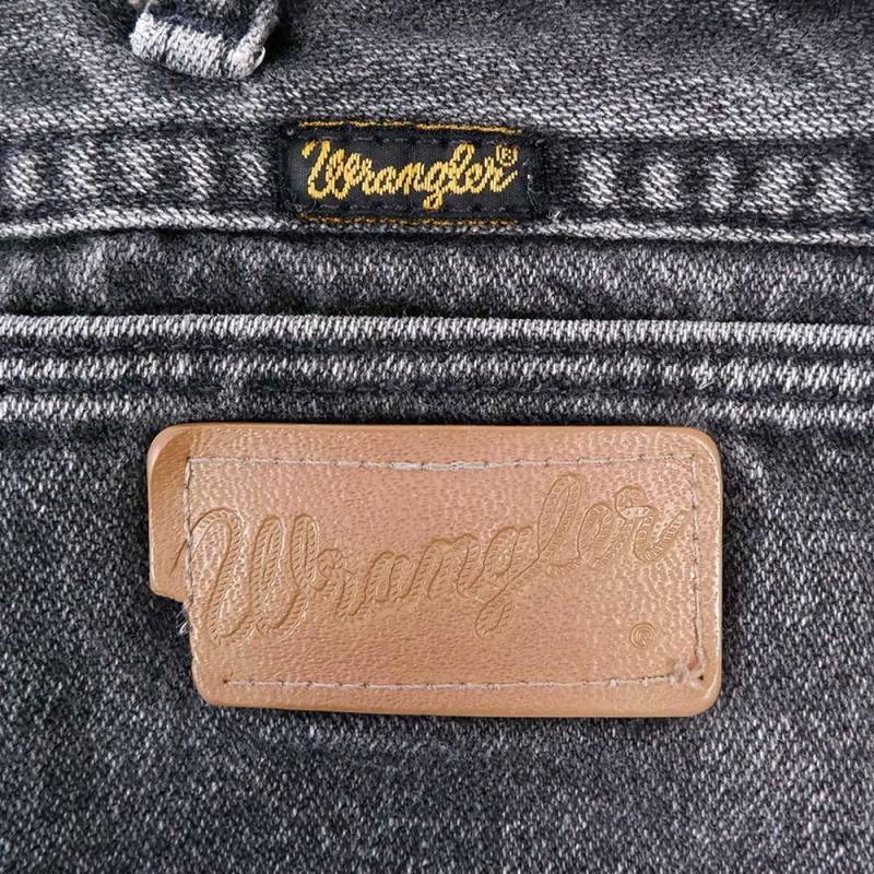 80's Wrangler 13MWZ ブラックデニムパンツ 