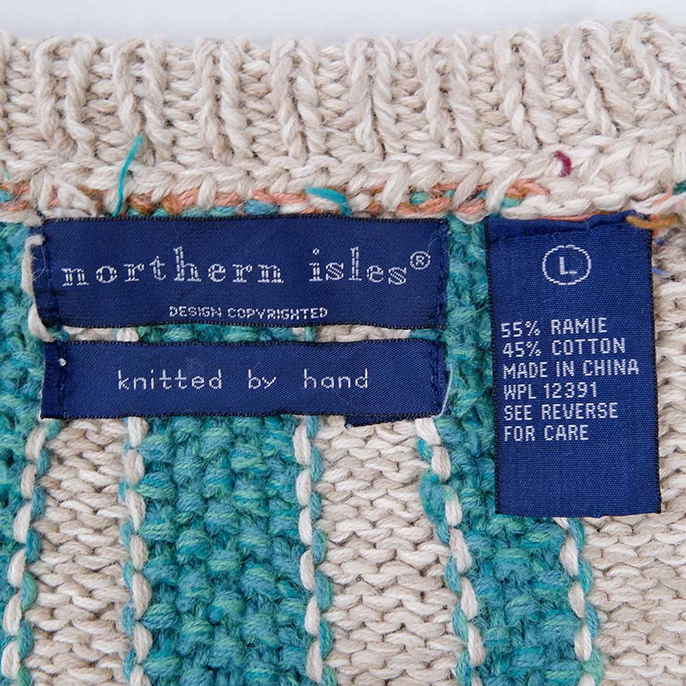 90's Northern isles コットンニット 