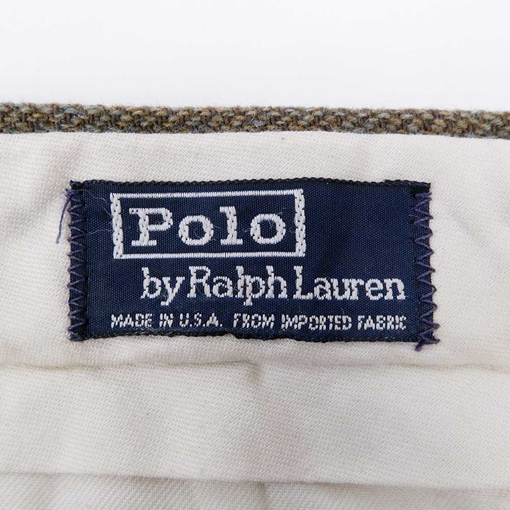 Early 90's Polo Ralph Lauren 2タック ウールトラウザー 