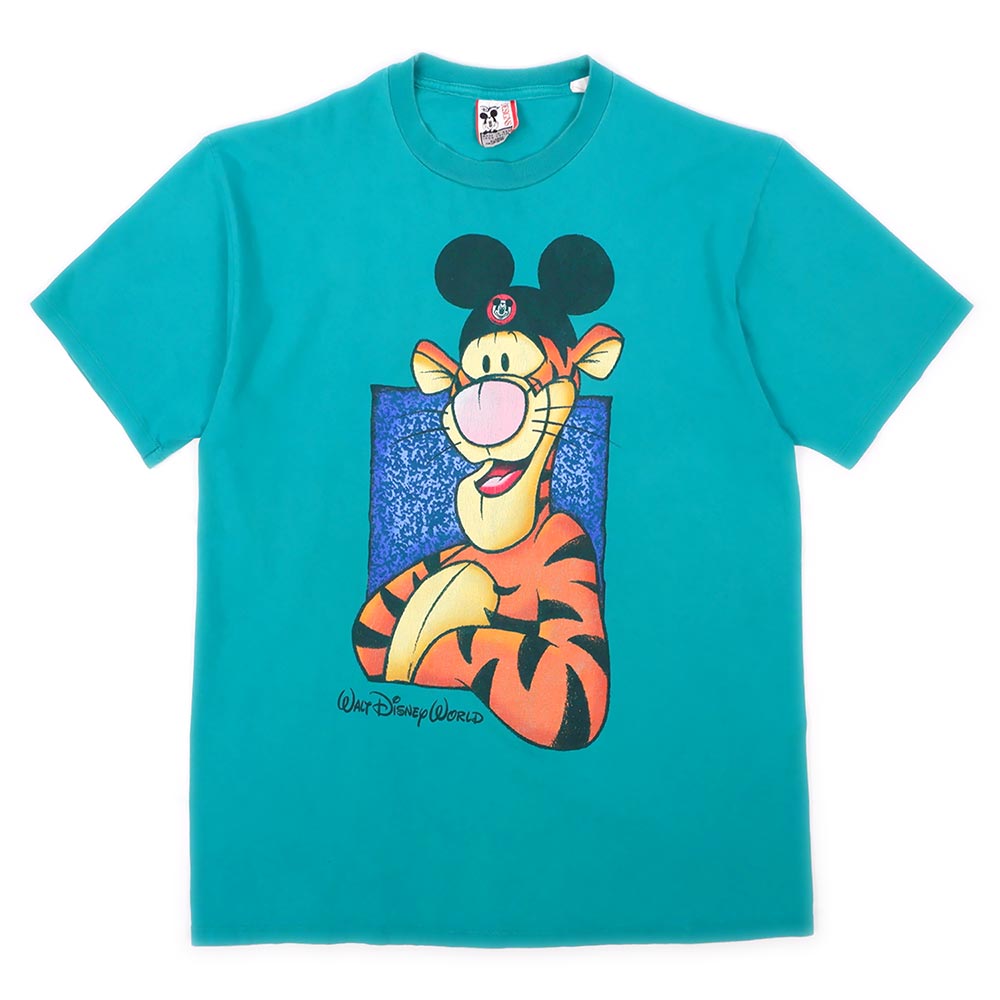 Disney 90s 2XL USA プーさん ディズニー Tシャツ アイボリー