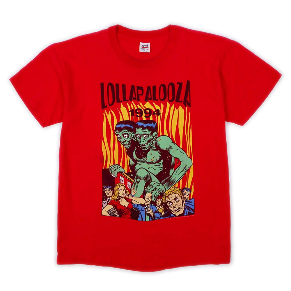 90's LOLLAPALOOZA プリントTシャツ 