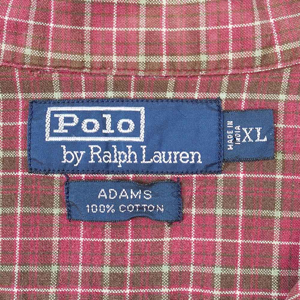 90's Polo Ralph Lauren S/S オープンカラーシャツ “ADAMS