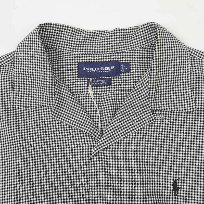 90's Polo Ralph Lauren S/S オープンカラーシャツ “CALDWELL