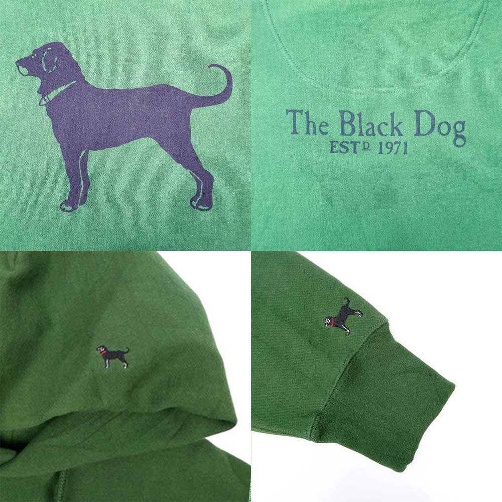 the black dog パーカー　ブラックドック　USA製　リバース型