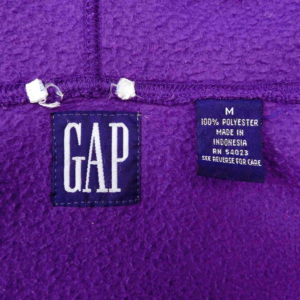 90's OLD GAP フリース フーディーmtp051b0202007364｜VINTAGE