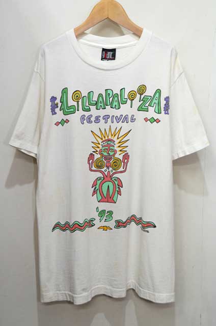 93's LOLLAPALOOZA プリントTシャツ
