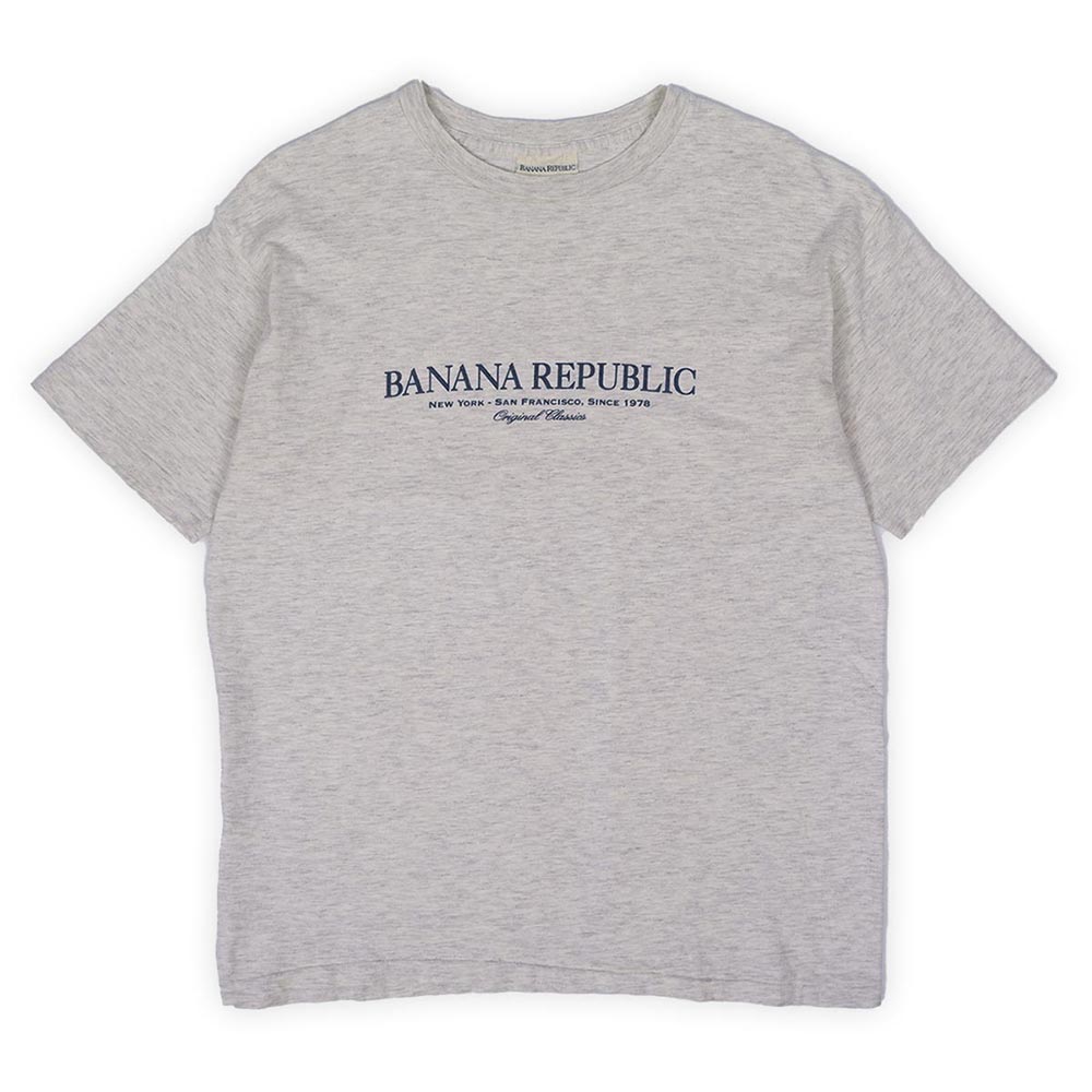 90's Banana Republic ロゴプリントTシャツ 