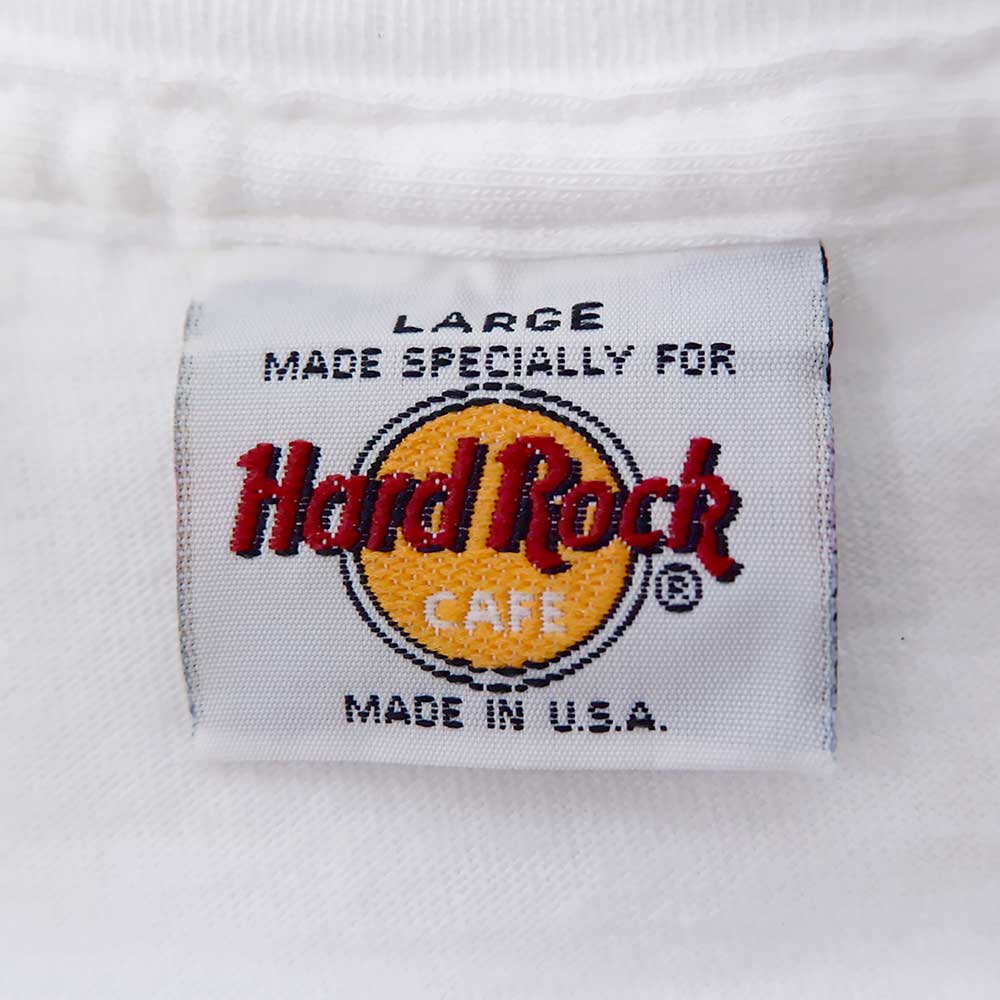 ハードロックカフェ　刺繍ロゴ　くすみピンク　US　長袖　シャツ
