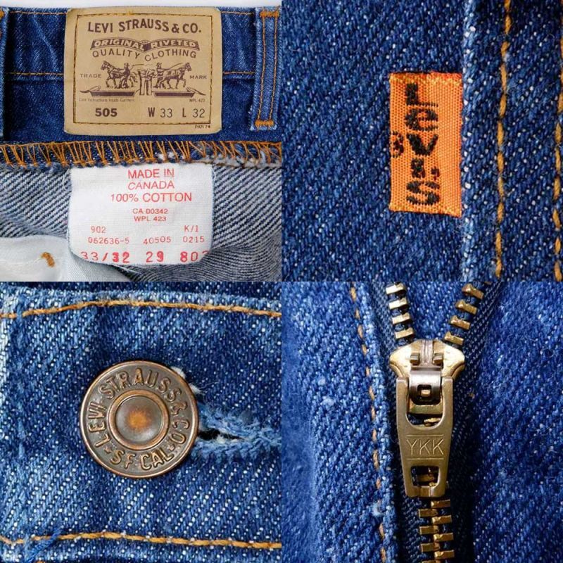 Early 00's Levi's 505 デニムパンツ “実寸W33 L31 / 濃紺 / MADE IN