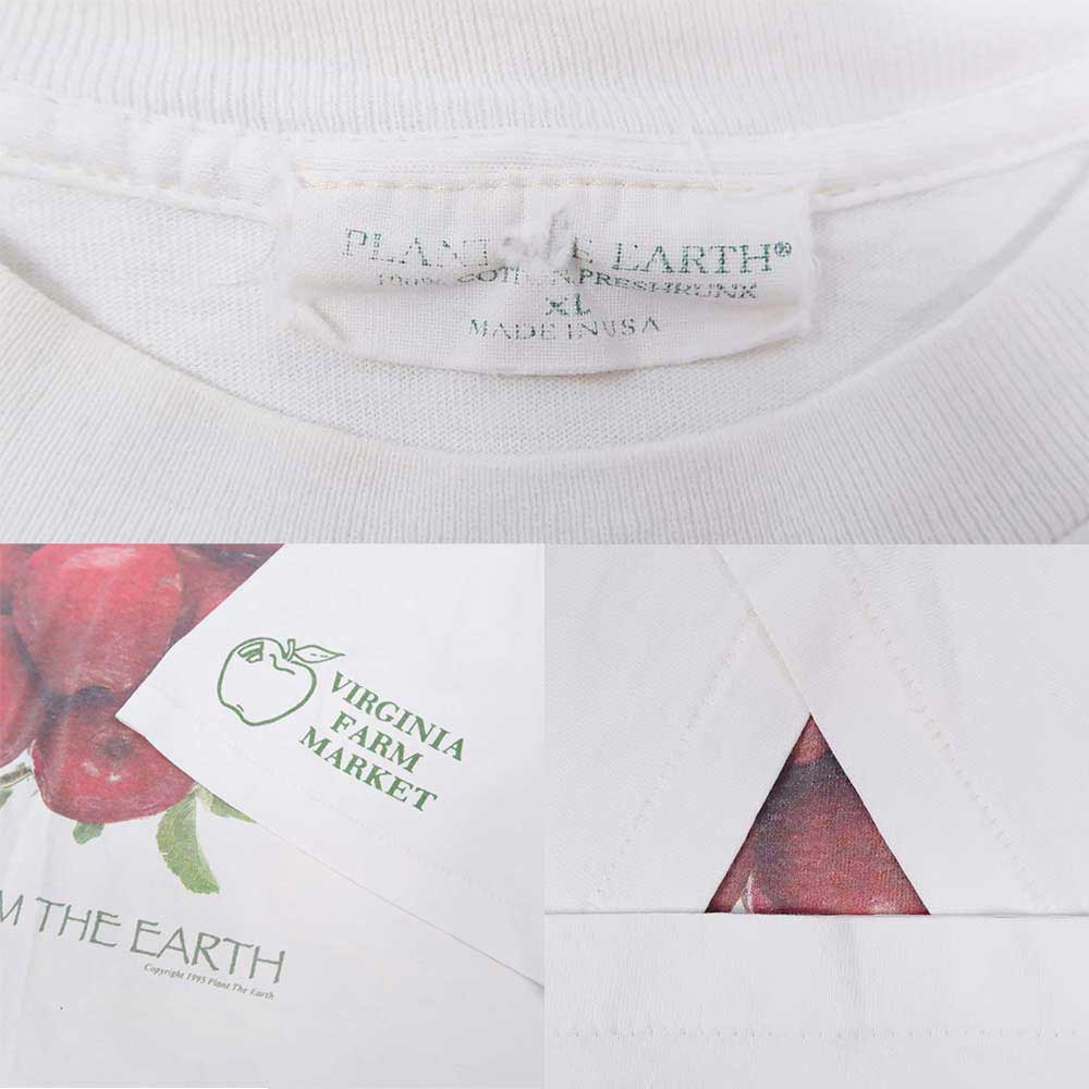 90's PLANT THE EARTH プリントTシャツ 