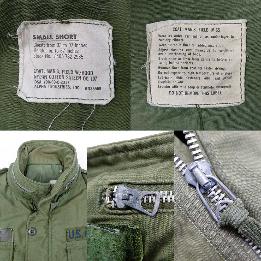 60s M-65 US.ARMY ALPHA社 SMALL SHORT