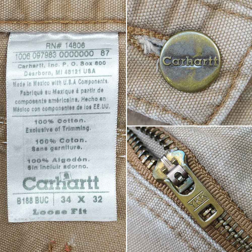 00's Carhartt ダブルニー ペインターパンツ “W34 L32 / BROWN