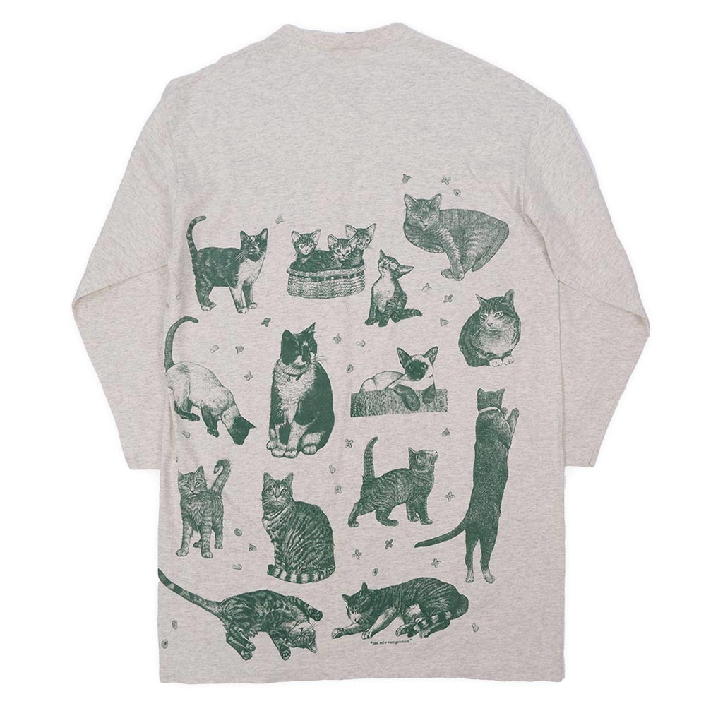 90s rel e vant products 総柄 猫 Tシャツ usa製 - icaten.gob.mx