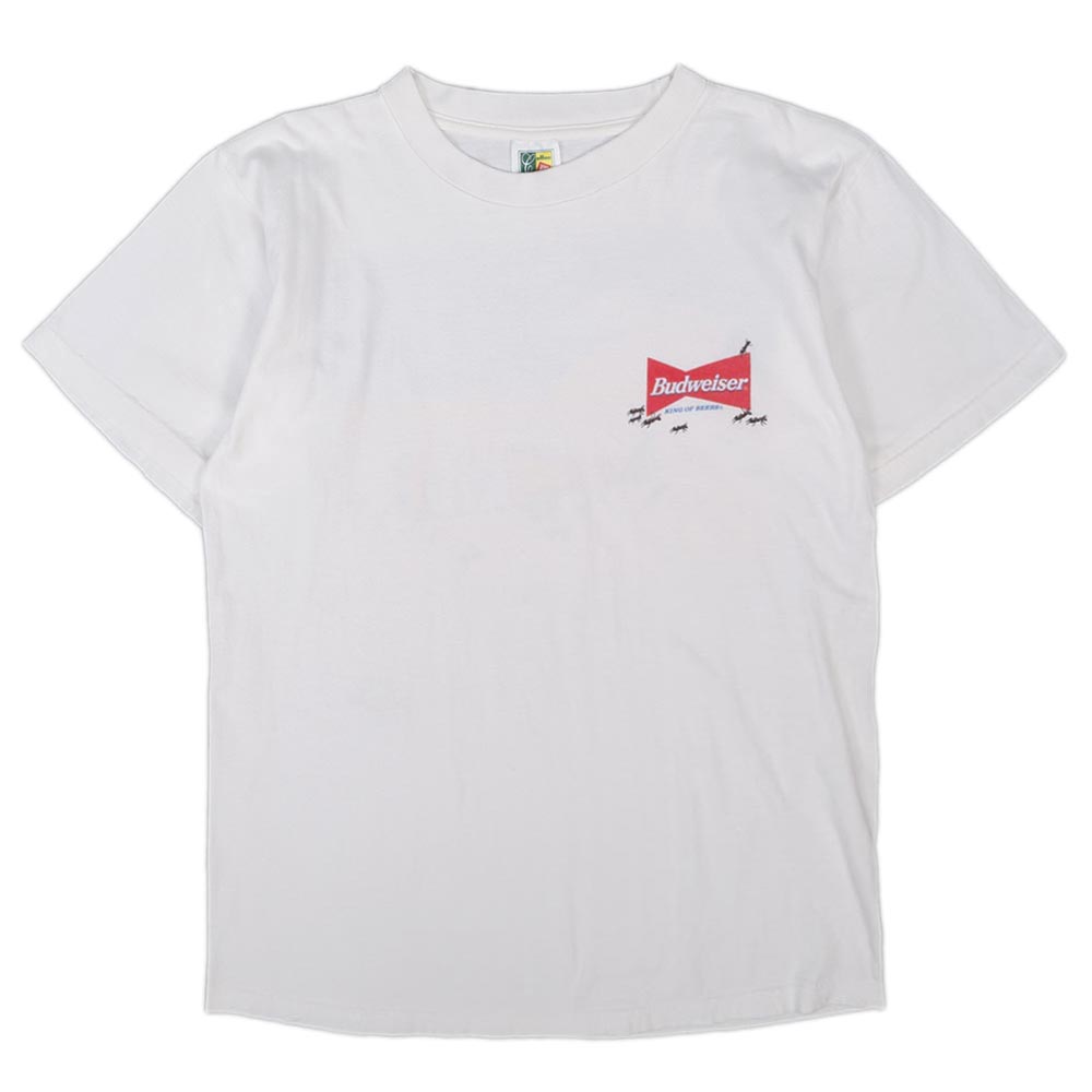 90's Budweiser 両面プリント Tシャツ