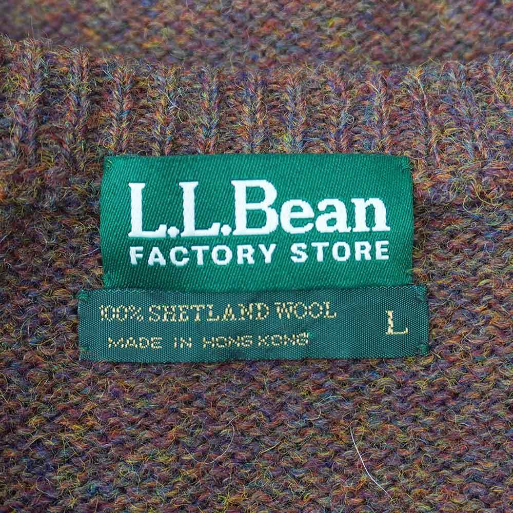 00's L.L.Bean シェットランドウール ニットmtp072c2501800995