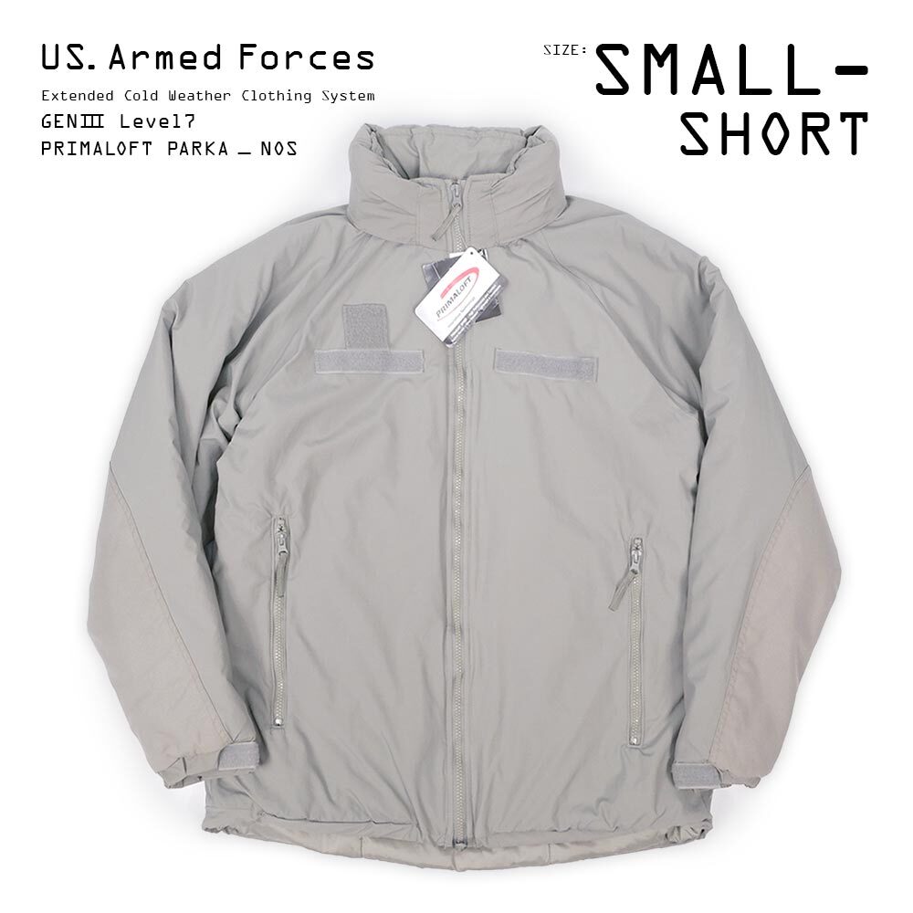 【DEADSTOCK / SMALL-SHORT】 US.Armed Forces ECWCS LEVEL7 プリマロフトパーカー